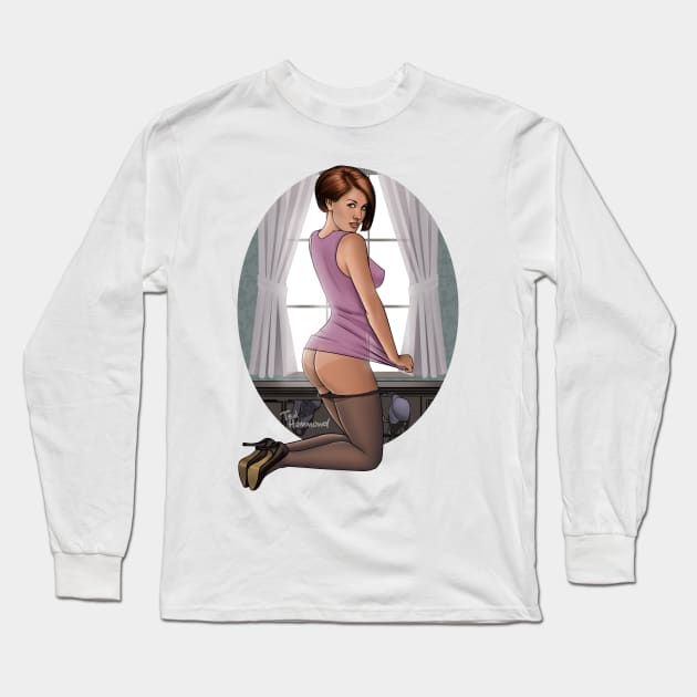 Vava Voom Long Sleeve T-Shirt by ted1air